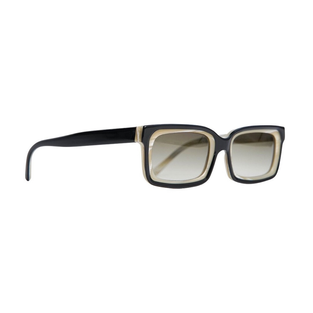 Prada Black and Cream Sunglasses